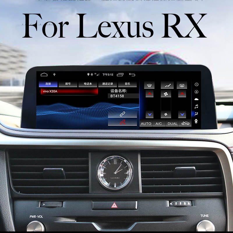 Android Car Multimedia Radio Stereo 12 3 For Lexus RX RX300 RX350