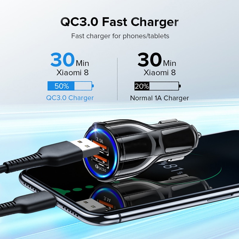 Universal Car Charger with Dual USB Universal Car Charger with Dual USB