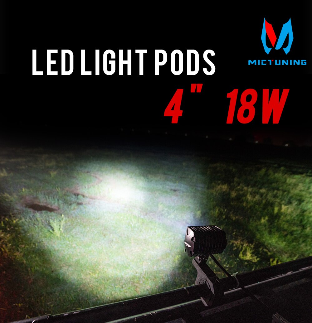 MICTUNING Car Led Work Light Bar Unlimited-GO K1 4