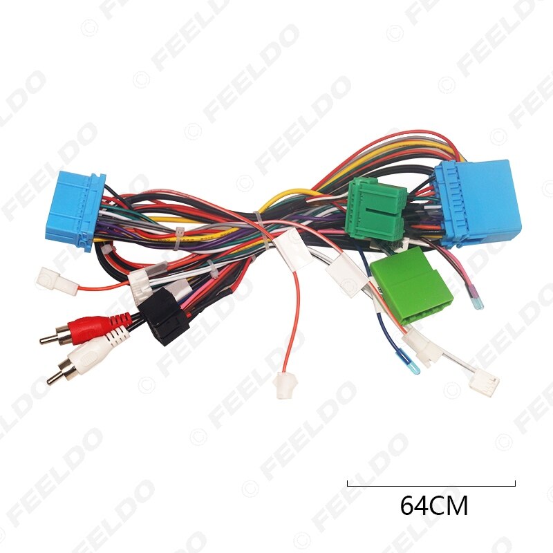 FEELDO Car Stereo Audio 16PIN Android Power Cable Adapter With Canbus Box For Honda Odyssey 04-08 Wiring Harness FEELDO Car Stereo Audio 16PIN Android Power Cable Adapter With Canbus Box For Honda Odyssey 04-08 Wiring Harness