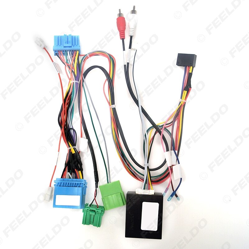 FEELDO Car Stereo Audio 16PIN Android Power Cable Adapter With Canbus Box For Honda Odyssey 04-08 Wiring Harness FEELDO Car Stereo Audio 16PIN Android Power Cable Adapter With Canbus Box For Honda Odyssey 04-08 Wiring Harness