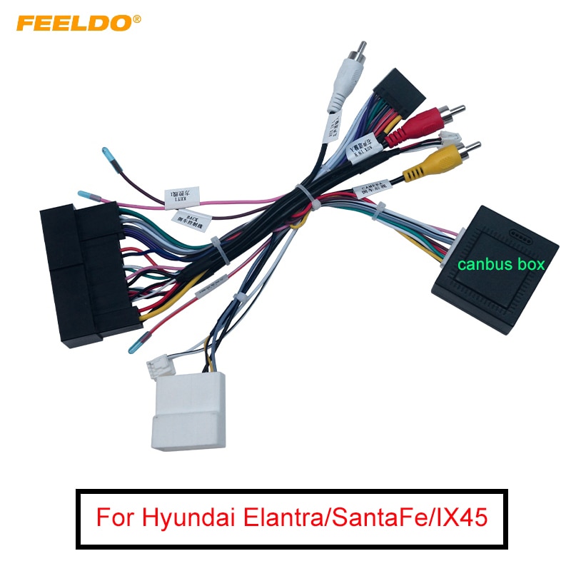 Car Stereo 16Pin Power Wiring Harness With Canbus Support Original USB For Hyundai Elantra/SantaFe/IX45/K3/Sportage/Sorento Car Stereo 16Pin Power Wiring Harness With Canbus Support Original USB For Hyundai Elantra/SantaFe/IX45/K3/Sportage/Sorento