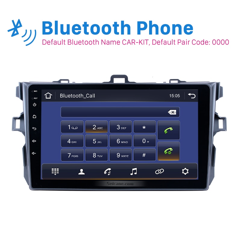 Seicane 9″ Android 10.0 Car GPS Multimedia For 2006 2007 2008 2009 2010 2011 2012 Toyota Corolla Navi Player Support Bluetooth Seicane 9