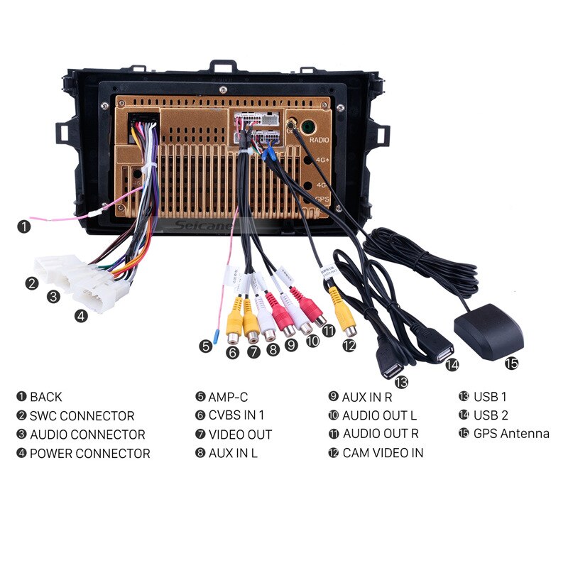 Seicane 9 inch Android 9.0 Car GPS Multimedia For 2006 2007-2012 Toyota Corolla Navi Player Support Radio Bluetooth Mirror Link Seicane 9 inch Android 9.0 Car GPS Multimedia For 2006 2007-2012 Toyota Corolla Navi Player Support Radio Bluetooth Mirror Link