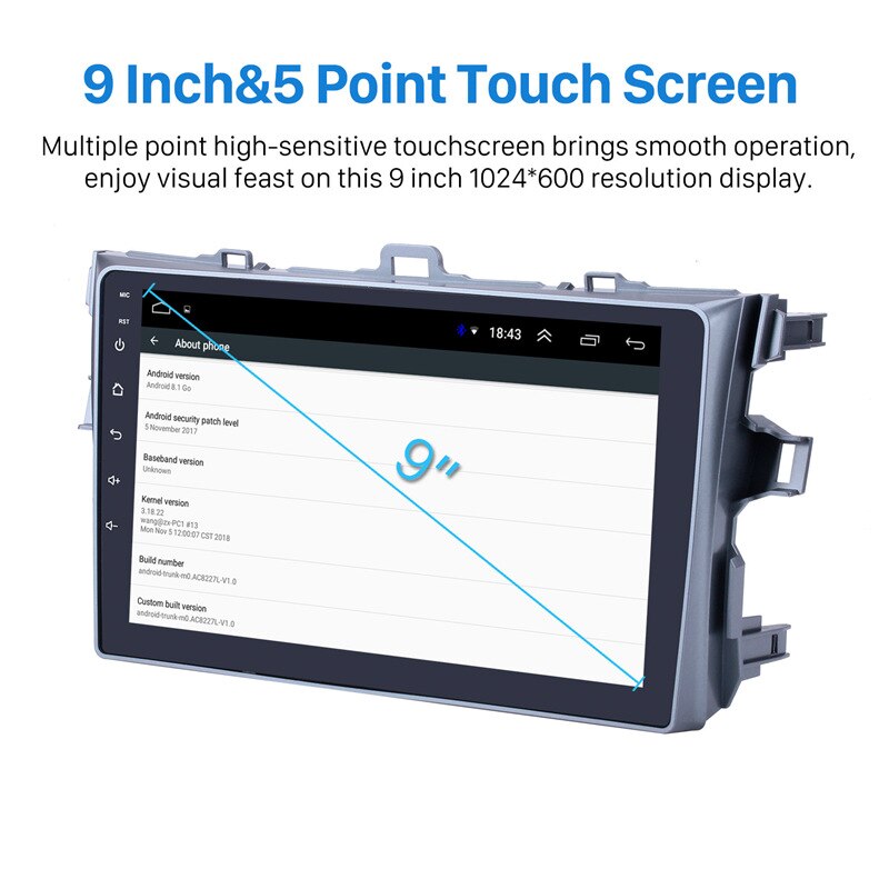 Seicane 9 inch Android 9.0 Car GPS Multimedia For 2006 2007-2012 Toyota Corolla Navi Player Support Radio Bluetooth Mirror Link Seicane 9 inch Android 9.0 Car GPS Multimedia For 2006 2007-2012 Toyota Corolla Navi Player Support Radio Bluetooth Mirror Link