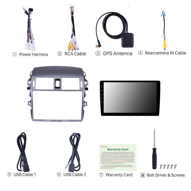 Seicane 9 inch Android 8.1 2Din Car Radio Quad Core WIFI Bluetooth Multimedia Player For 2007 2008 2009 2010 Toyota OLD Corolla Seicane 9 inch Android 8.1 2Din Car Radio Quad Core WIFI Bluetooth Multimedia Player For 2007 2008 2009 2010 Toyota OLD Corolla