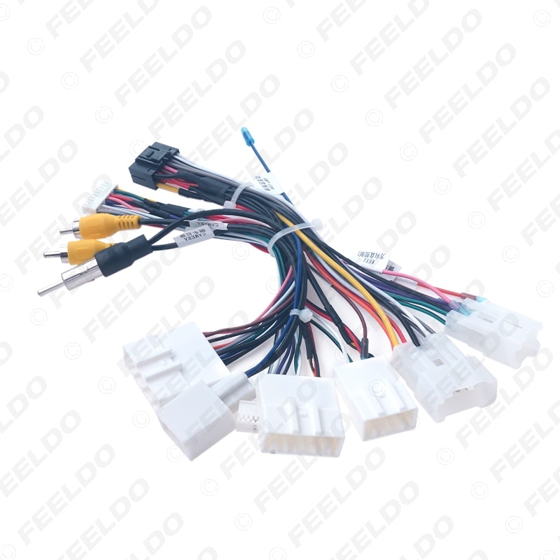 FEELDO Car 16-pin Android Wire Harness Power Cable Adapter With Canbus For Toyota Highlander/RAV4/C-HR/Levin/Wildlander FEELDO Car 16-pin Android Wire Harness Power Cable Adapter With Canbus For Toyota Highlander/RAV4/C-HR/Levin/Wildlander