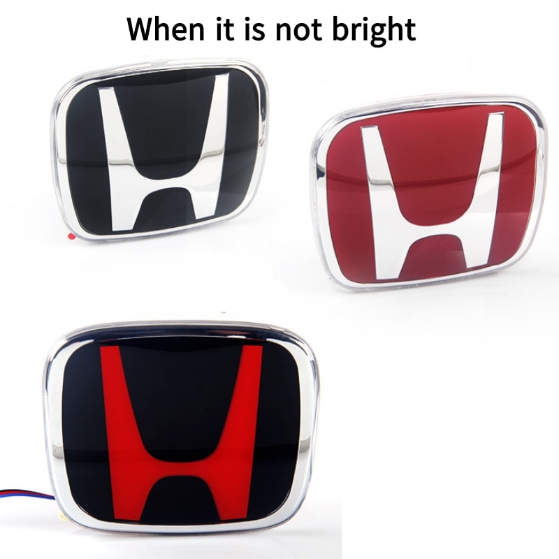 For Honda Accord Odyssey Civic CRV Inspire Amaze Vezel Accessories 1PC PMMA Car LED Front Emblem Sticker Rear Trunk Light Badge For Honda Accord Odyssey Civic CRV Inspire Amaze Vezel Accessories 1PC PMMA Car LED Front Emblem Sticker Rear Trunk Light Badge