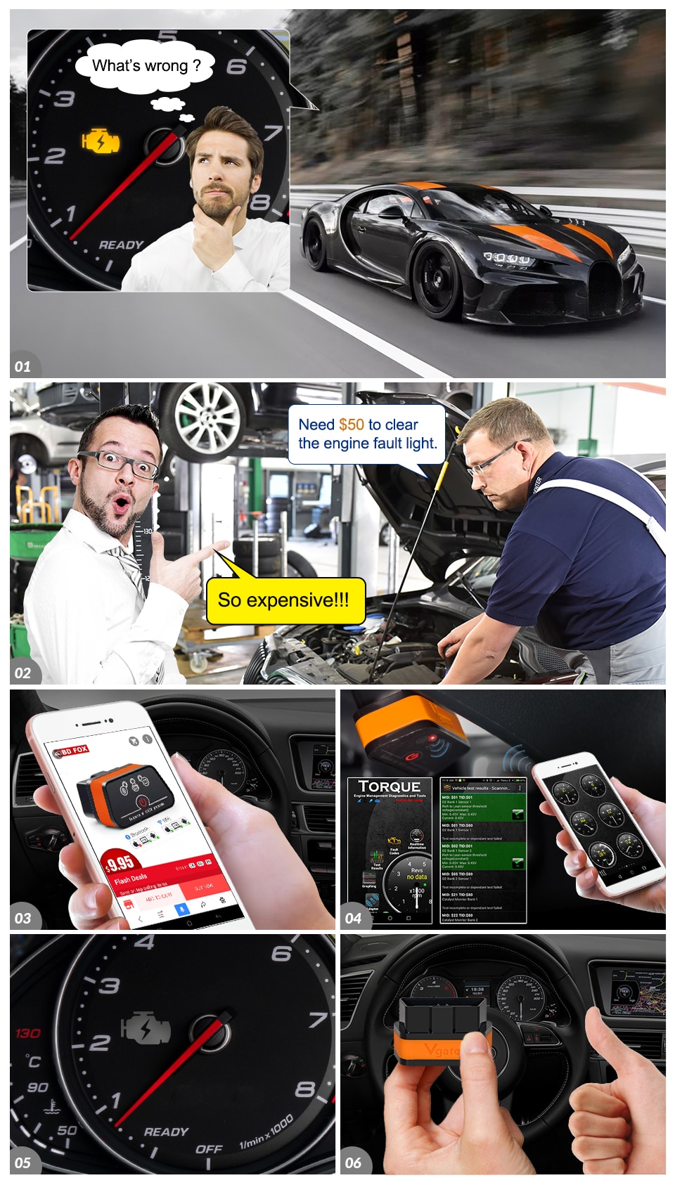 Vgate iCar2 ELM327 obd2 Bluetooth elm 327 V2.1 obd 2 wifi icar 2 Automotive diagnostic scanner for android/PC/IOS code reader