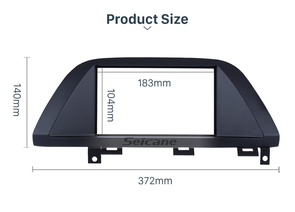 Seicane Durable 2 Din Auto Stereo CD Car Radio Fascia for 2006 Honda Odyssey DVD panel In Dash Mount Kit Seicane Durable 2 Din Auto Stereo CD Car Radio Fascia for 2006 Honda Odyssey DVD panel In Dash Mount Kit