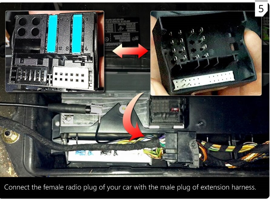 Erisin LMBM6-N for BMW Car of our brand with Blue & White 12 Pin Connectors need this 6m Extension Power & Radio Cable Erisin LMBM6-N for BMW Car of our brand with Blue & White 12 Pin Connectors need this 6m Extension Power & Radio Cable