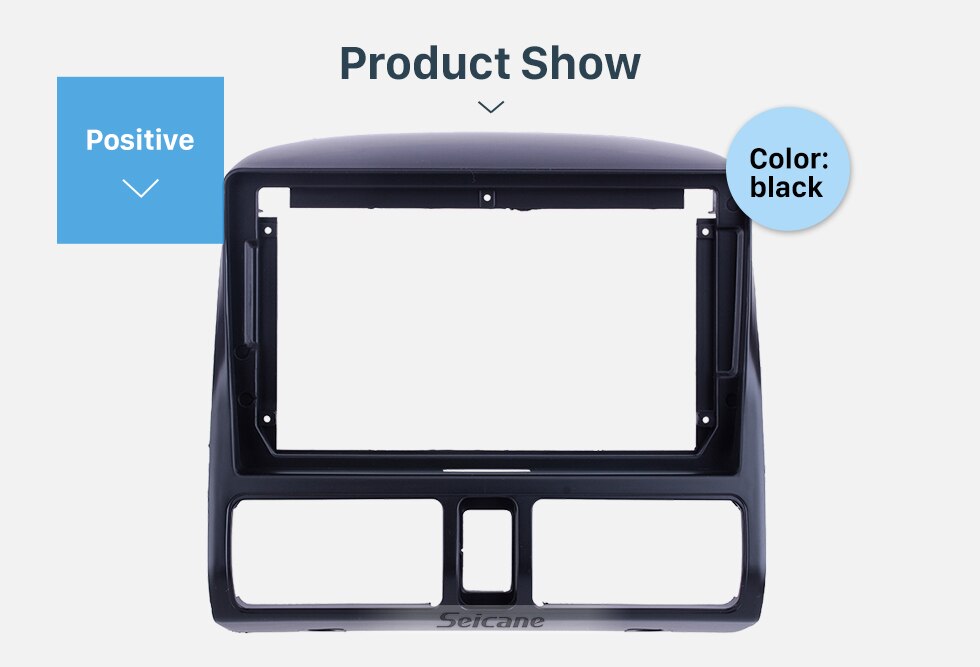 Fascia Black Frame 9 inch for 2002-2006 HONDA CRV Dash Mount Kit Trim Panel No gap Fascia Black Frame 9 inch for 2002-2006 HONDA CRV Dash Mount Kit Trim Panel No gap