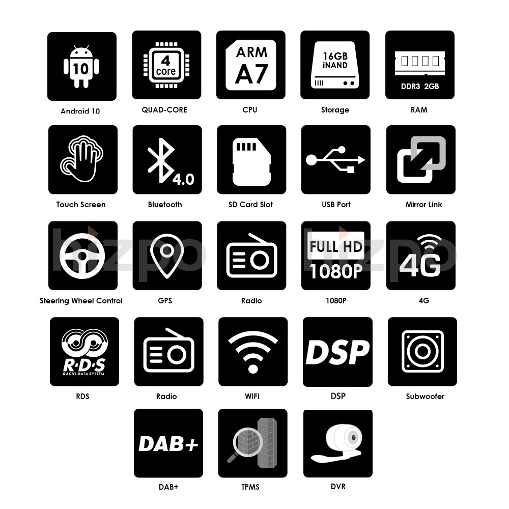 NEW !!! Android 10 car dvd player for Toyota RAV4 Rav 4 2007 2008 2009 2010 2011 2 din 1024*600 car dvd gps wifi rds TPMS