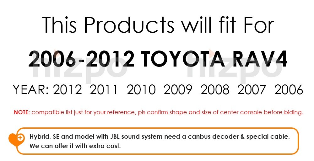 Android 10 9'' Car radio dvd gps navigation player For Toyota RAV4 2006 2007-2011 2012 2din Car Radio Multimedia stereo Player