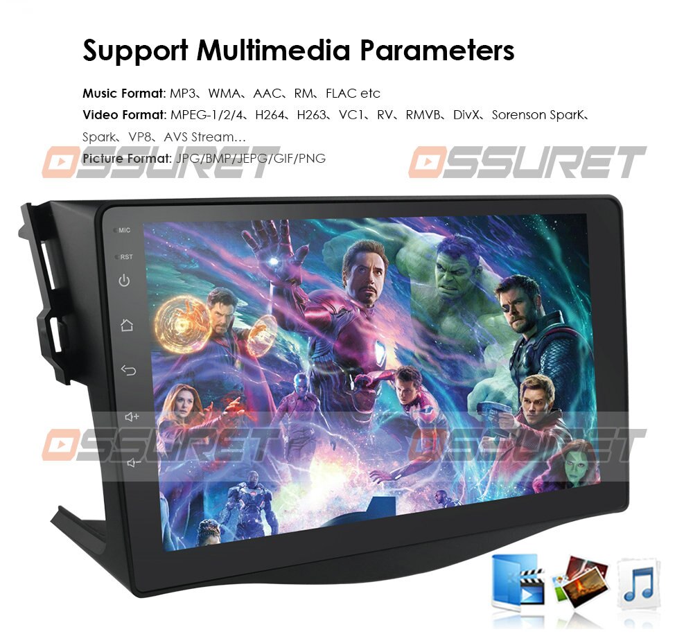 Android 10 9'' Car radio dvd gps navigation player For Toyota RAV4 2006 2007-2011 2012 2din Car Radio Multimedia stereo Player