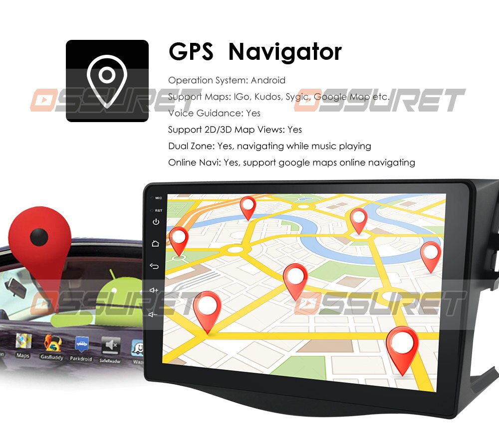 Android 10 9'' Car radio dvd gps navigation player For Toyota RAV4 2006 2007-2011 2012 2din Car Radio Multimedia stereo Player