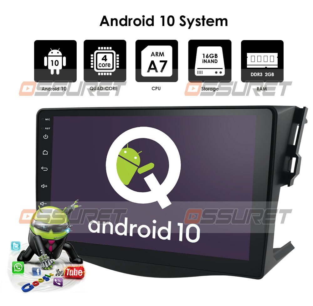 Android 10 9'' Car radio dvd gps navigation player For Toyota RAV4 2006 2007-2011 2012 2din Car Radio Multimedia stereo Player