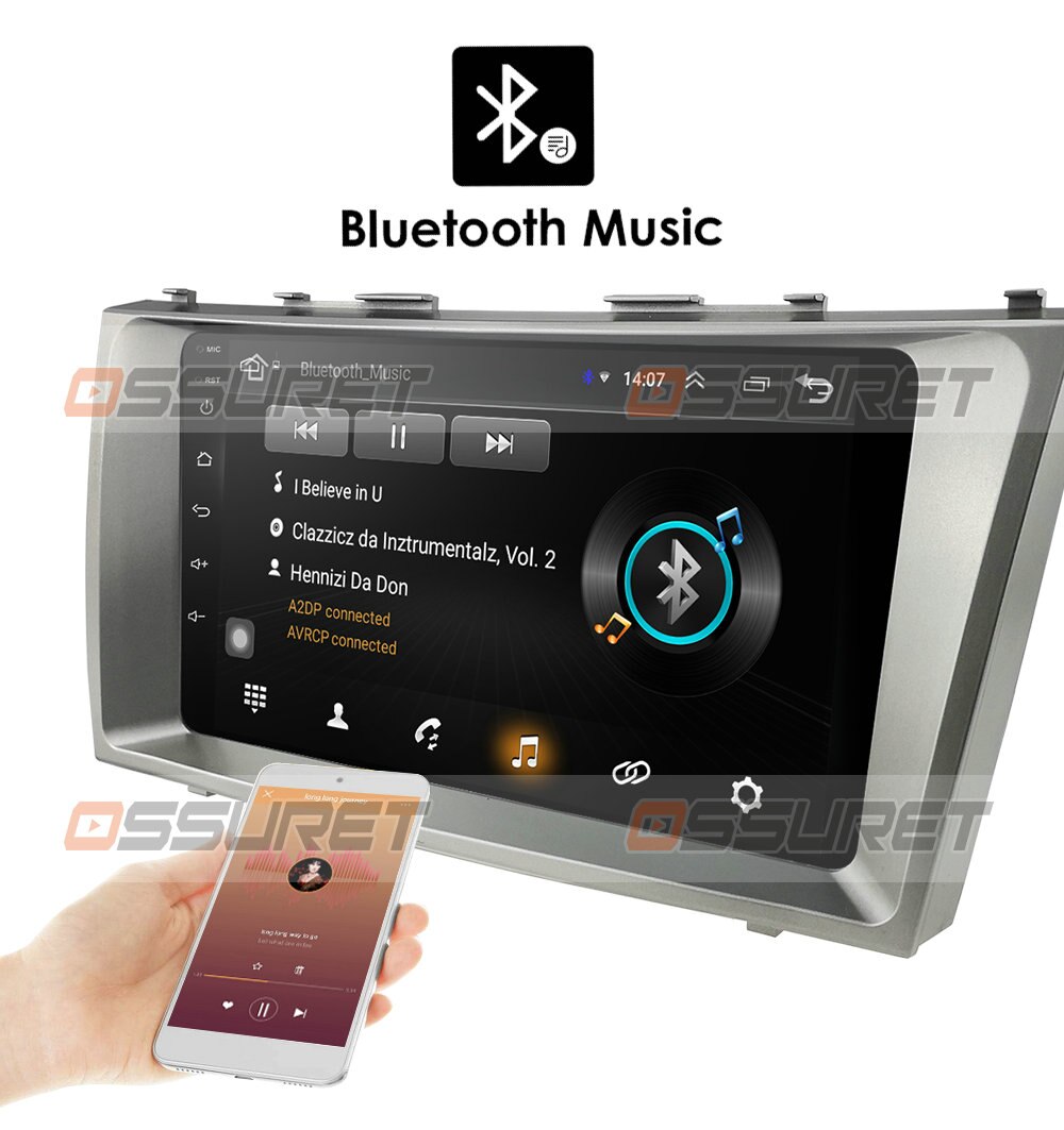9'' Android 10 2 Din CAR Radio Multimedia Player For Toyota Camry 2007 2008 2009 2010 2011 GPS Navigation with Rear camera BT
