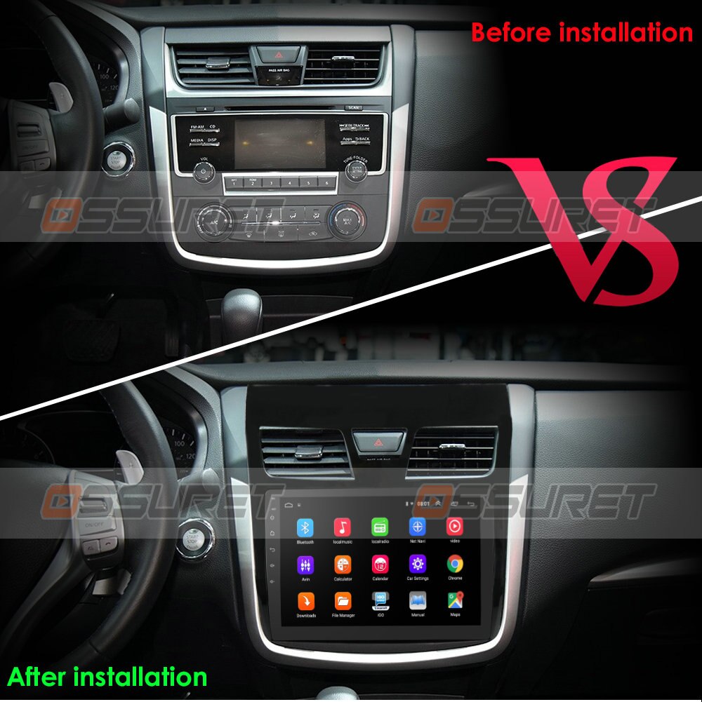 10.1''Android 10.0 Auto Car DVD Radio For Nissan Altima Teana 2013+ Head Unit System GPS Navi OBD DVR WIFI 2GB 16GB 4 Core Audio