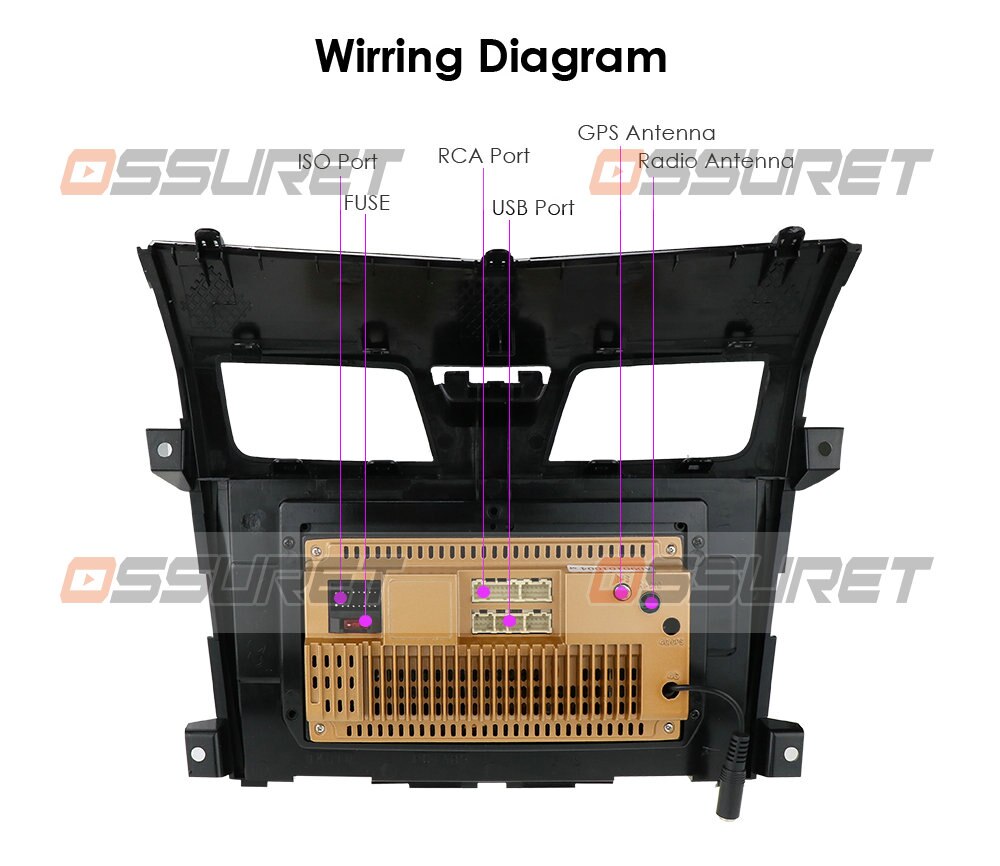 10.1''Android 10.0 Auto Car DVD Radio For Nissan Altima Teana 2013+ Head Unit System GPS Navi OBD DVR WIFI 2GB 16GB 4 Core Audio