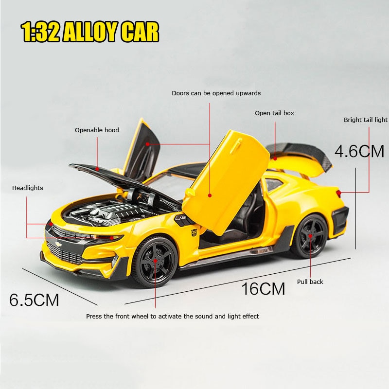 1/32 Diecasts & Toy Vehicles Chevrolet Camaro Toy Car Model Collection Alloy Car Toys For Children Christmas Gift 1/32 Diecasts & Toy Vehicles Chevrolet Camaro Toy Car Model Collection Alloy Car Toys For Children Christmas Gift