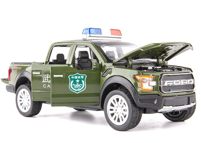 1/32 Alloy Ford F150 Pickup Model Toy Car Die Cast Sound Light Pull Back Police Toys Vehicle For Kids Children 1/32 Alloy Ford F150 Pickup Model Toy Car Die Cast Sound Light Pull Back Police Toys Vehicle For Kids Children