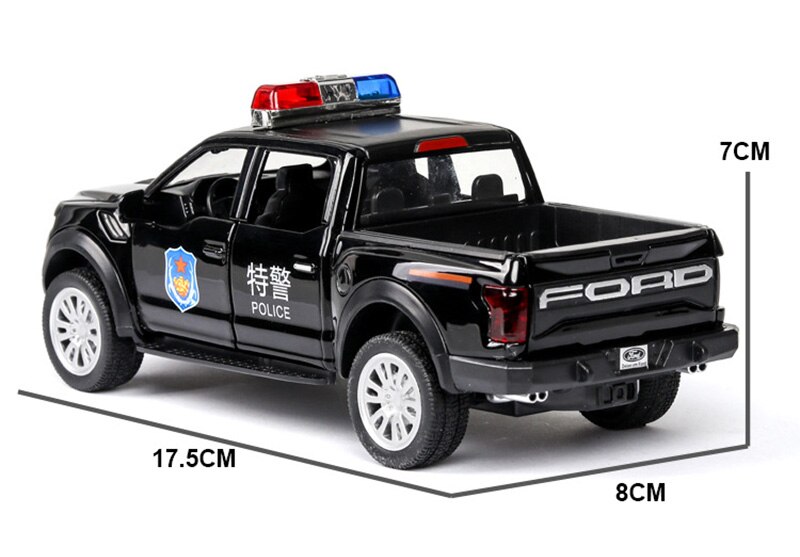 1/32 Alloy Ford F150 Pickup Model Toy Car Die Cast Sound Light Pull Back Police Toys Vehicle For Kids Children 1/32 Alloy Ford F150 Pickup Model Toy Car Die Cast Sound Light Pull Back Police Toys Vehicle For Kids Children