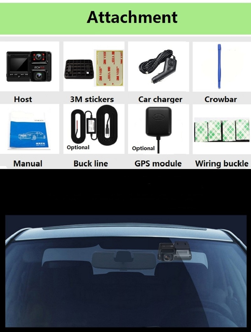 4K 2160P WIFI GPS Logger Dual Lens Car DVR Novatek 96663 Chip Sony IMX323 Sensor Night Vision Dual Camera Dash Cam Recorder D30H 4K 2160P WIFI GPS Logger Dual Lens Car DVR Novatek 96663 Chip Sony IMX323 Sensor Night Vision Dual Camera Dash Cam Recorder D30H