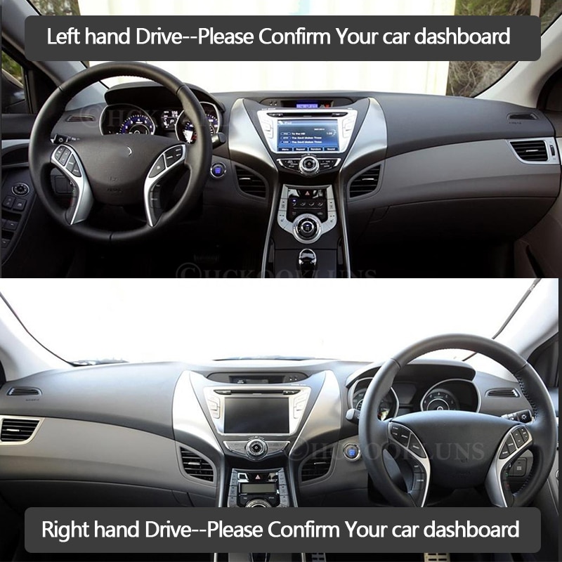 Dashboard Cover Protective Pad for Hyundai Elantra 2011 2012 2013 2014 2015 MD UD Avante Accessories Dash Board Sunshade Carpet Dashboard Cover Protective Pad for Hyundai Elantra 2011 2012 2013 2014 2015 MD UD Avante Accessories Dash Board Sunshade Carpet