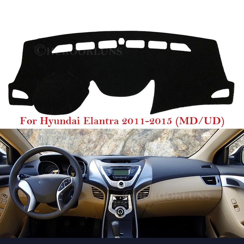 Dashboard Cover Protective Pad for Hyundai Elantra 2011 2012 2013 2014 2015 MD UD Avante Accessories Dash Board Sunshade Carpet Dashboard Cover Protective Pad for Hyundai Elantra 2011 2012 2013 2014 2015 MD UD Avante Accessories Dash Board Sunshade Carpet