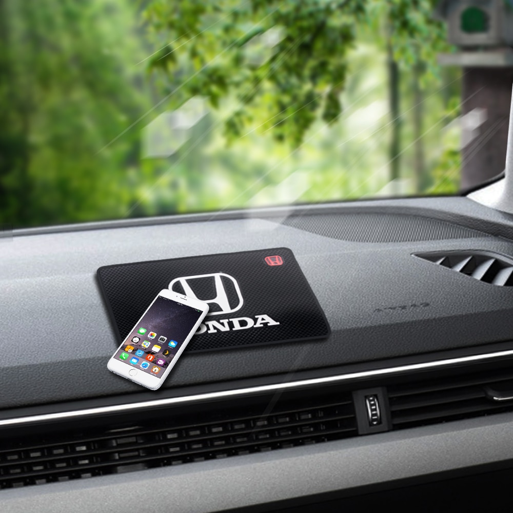 Car Anti Slip Mat PVC Dashboard Phone Sticky Pad For Honda Mugen Power Civic Accord CRV Hrv Fit Jazz Car Interior Accessories Car Anti Slip Mat PVC Dashboard Phone Sticky Pad For Honda Mugen Power Civic Accord CRV Hrv Fit Jazz Car Interior Accessories