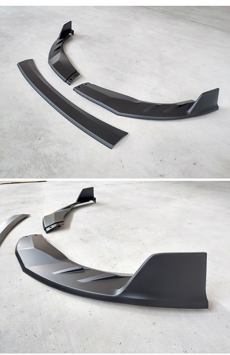 Front Bumper Spoiler Protector Plate Lip Body Kit Splitter Carbon Surface Decorative Strip Shovel For Corolla American 2019 2020