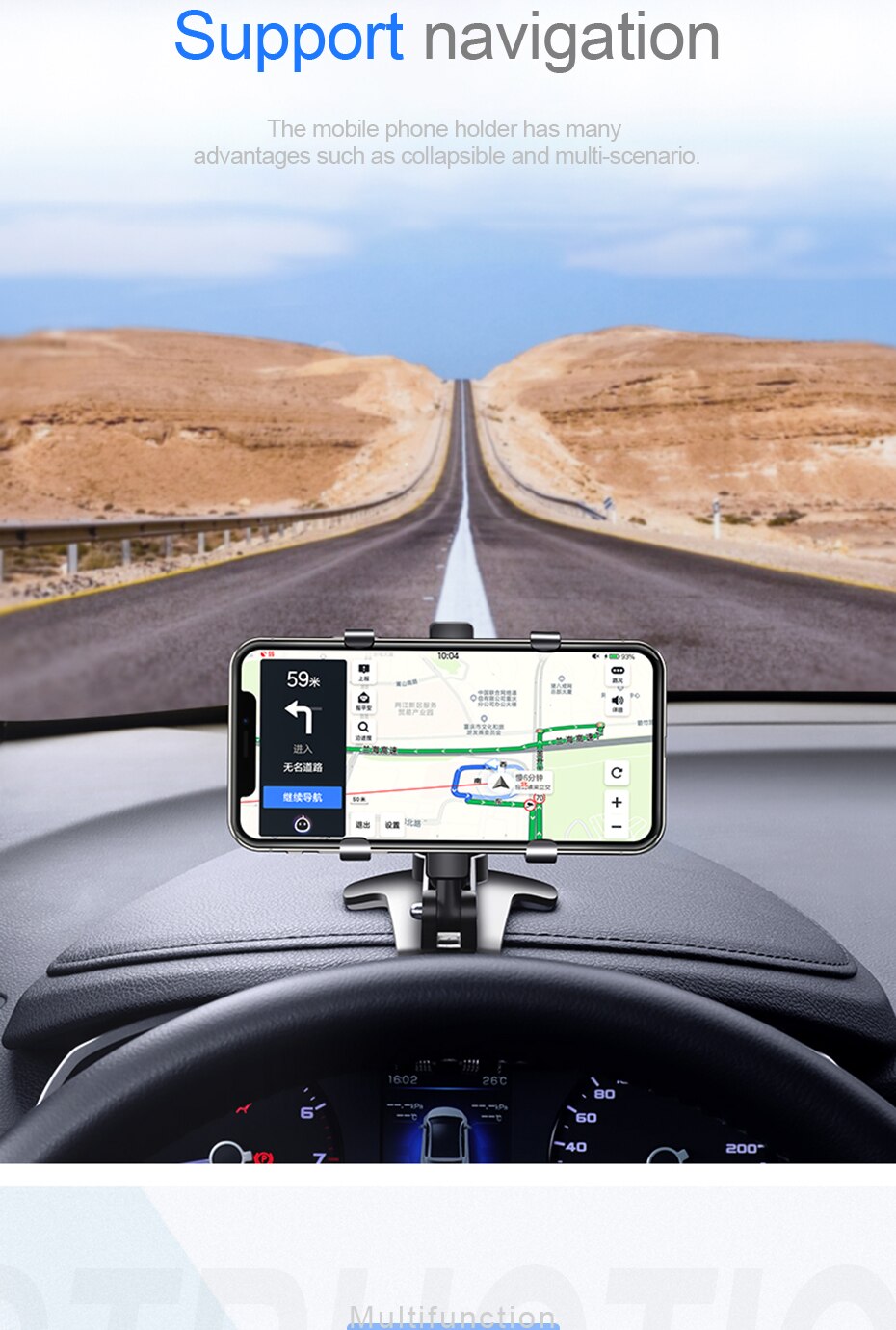 360 Degrees Car Phone Holder Universal Smartphone Stands Car Rack Dashboard Support for Auto Grip Mobile Phone Fixed Bracket 360 Degrees Car Phone Holder Universal Smartphone Stands Car Rack Dashboard Support for Auto Grip Mobile Phone Fixed Bracket