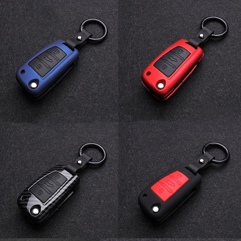 ABS Carbon fiber Silicone Car Key Cover Protector Case For Audi A3 A4 A5 C5 C6 8L 8P B6 B7 B8 C6 RS3 Q3 Q7 TT 8L 8V S3 keychain ABS Carbon fiber Silicone Car Key Cover Protector Case For Audi A3 A4 A5 C5 C6 8L 8P B6 B7 B8 C6 RS3 Q3 Q7 TT 8L 8V S3 keychain