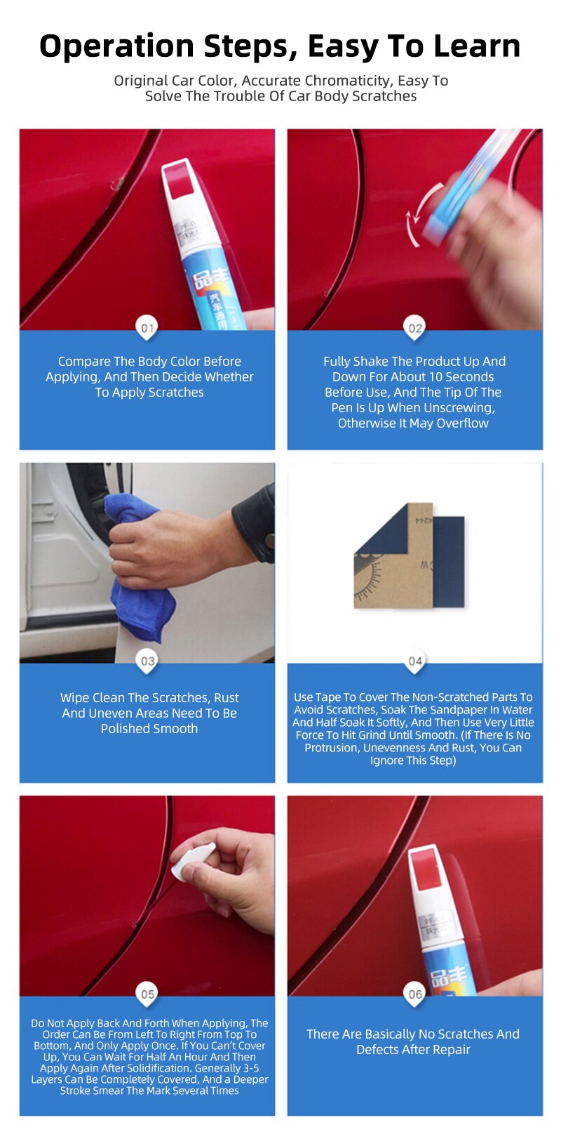 Car Scratch Repair Paint Pen Car Scratch Repair Paint Pen