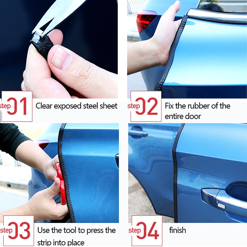 Universal Car Door Edge Scratch Protector 10M Strip Trim Automobile Door Stickers Decoration Protector Accessories Universal Car Door Edge Scratch Protector 10M Strip Trim Automobile Door Stickers Decoration Protector Accessories