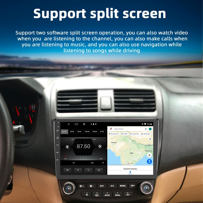 PEERCE For Honda Accord 7 2003-2008 Navigation Android 10 Carplay RDS 4G Car Radio Multimedia Player Auto FM AM DSP 2 din no dvd PEERCE For Honda Accord 7 2003-2008 Navigation Android 10 Carplay RDS 4G Car Radio Multimedia Player Auto FM AM DSP 2 din no dvd