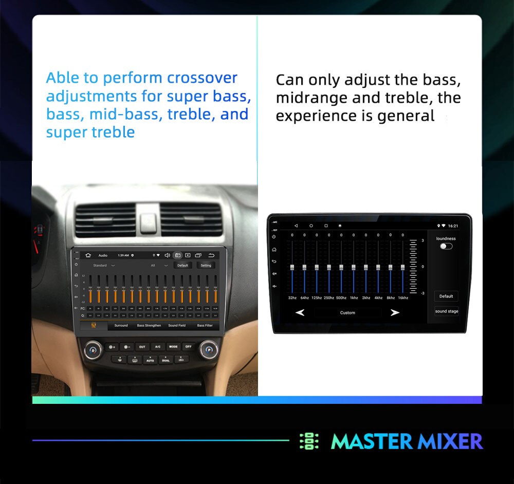 PEERCE For Honda Accord 7 2003-2008 Navigation Android 10 Carplay RDS 4G Car Radio Multimedia Player Auto FM AM DSP 2 din no dvd