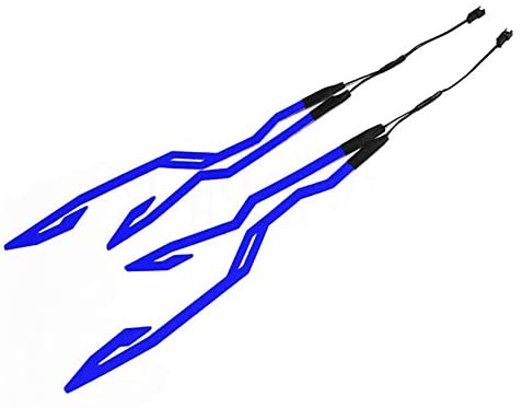 Motorcycle Bike Helmet LED cold light Strip EL Sticker Waterproof 4 Flashing Warning Lights Night Riding Helmet Kit