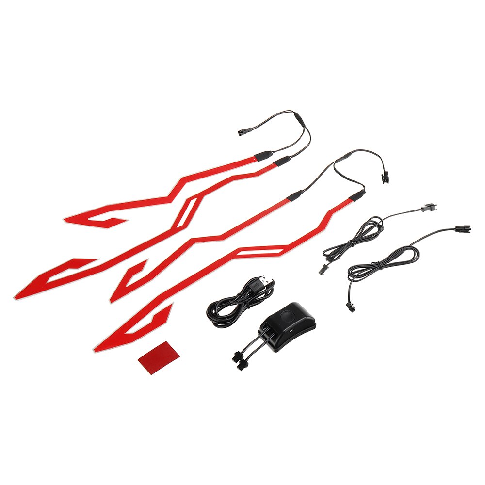 4-in-1 Motorcycle LED Night Riding Signal Helmet EL Cold Light 8 Color 4 Mode Helmet Strip Kit Bar Accessories Light Decoration 4-in-1 Motorcycle LED Night Riding Signal Helmet EL Cold Light 8 Color 4 Mode Helmet Strip Kit Bar Accessories Light Decoration
