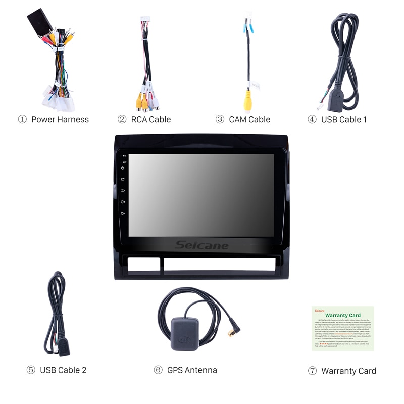 Seicane Android 10.0 For for 2005-2013 TOYOTA TACOMA/HILUX (America Version) left hand drive 9 inch Car Multimedia Player GPS Seicane Android 10.0 For for 2005-2013 TOYOTA TACOMA/HILUX (America Version) left hand drive 9 inch Car Multimedia Player GPS