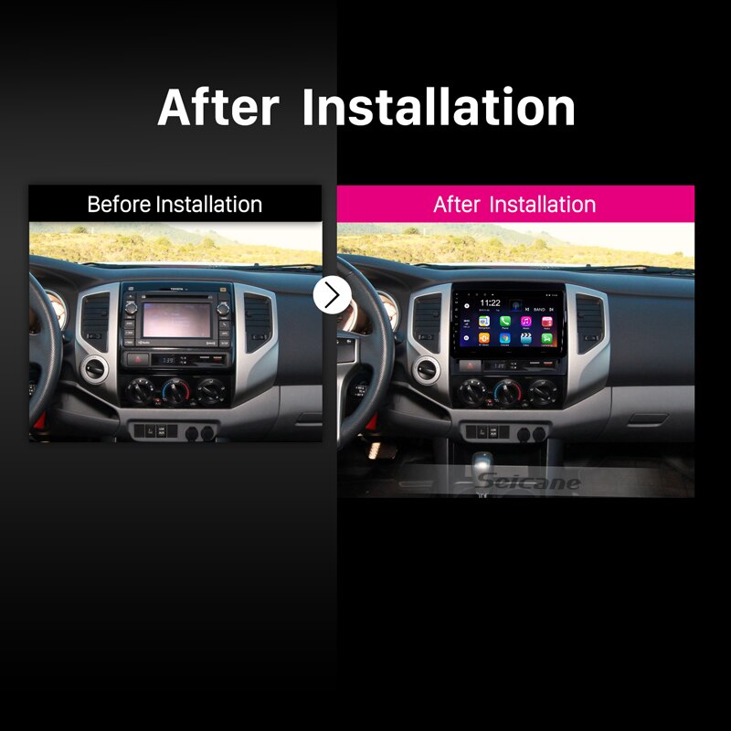 Seicane Android 10.0 For for 2005-2013 TOYOTA TACOMA/HILUX (America Version) left hand drive 9 inch Car Multimedia Player GPS Seicane Android 10.0 For for 2005-2013 TOYOTA TACOMA/HILUX (America Version) left hand drive 9 inch Car Multimedia Player GPS