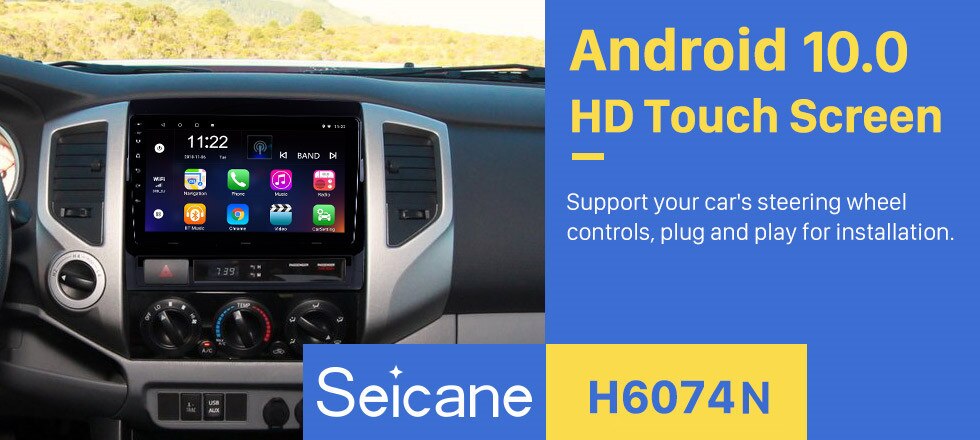 Seicane Android 10.0 For for 2005-2013 TOYOTA TACOMA/HILUX (America Version) left hand drive 9 inch Car Multimedia Player GPS Seicane Android 10.0 For for 2005-2013 TOYOTA TACOMA/HILUX (America Version) left hand drive 9 inch Car Multimedia Player GPS