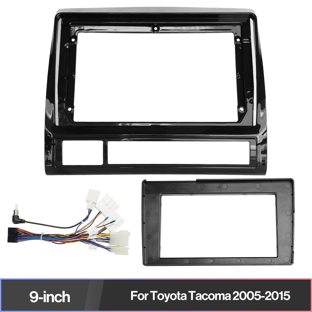 2 Din Car Player Frame For Toyota Tacoma 2005-2015 Car Stereo Panel Installation Mounting Dash Kit AE-AC-TYTM02X-ST-Y 2 Din Car Player Frame For Toyota Tacoma 2005-2015 Car Stereo Panel Installation Mounting Dash Kit AE-AC-TYTM02X-ST-Y