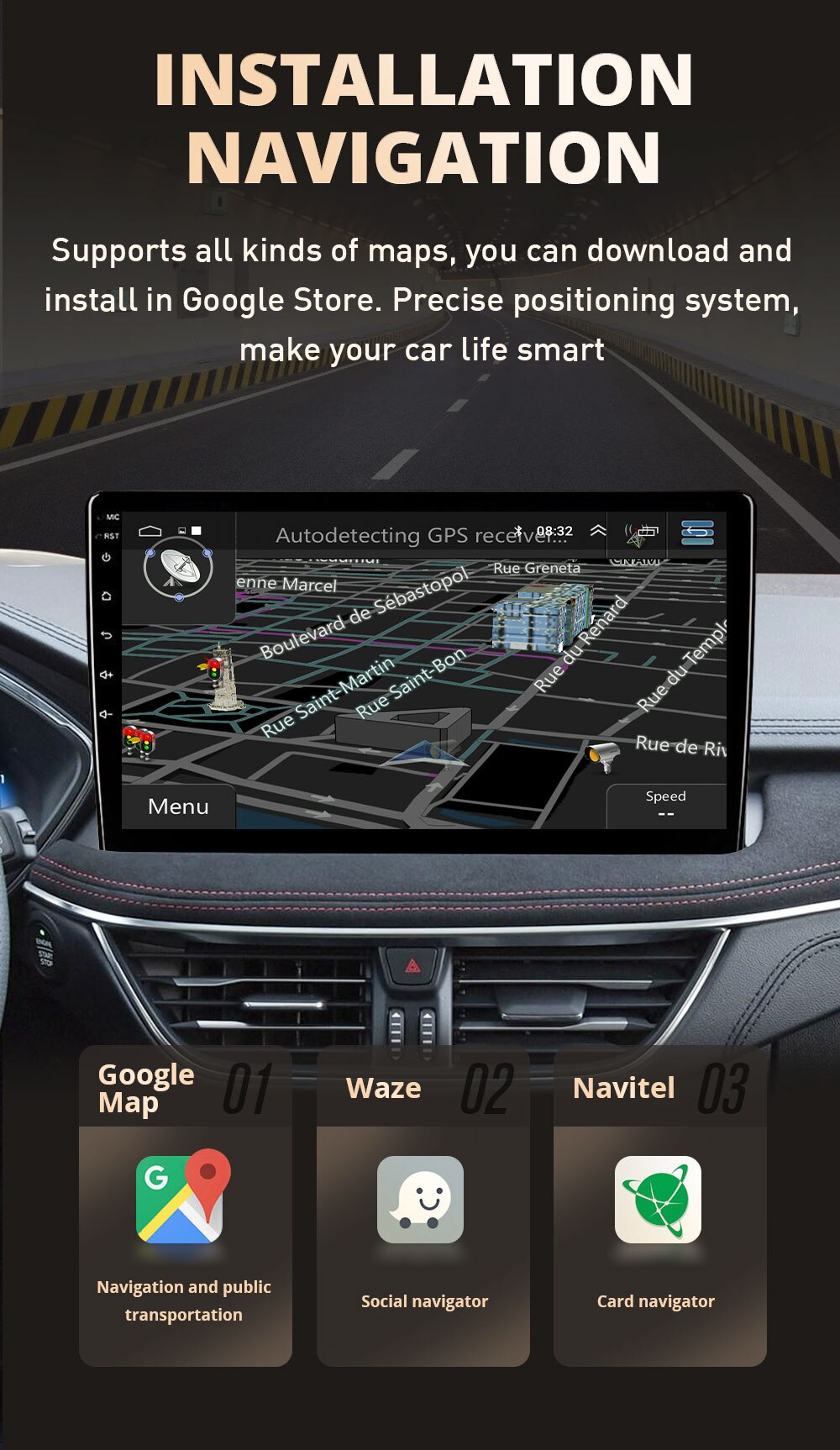 Tiebr Car Radio For Ford F150 2009 2010 2011 2012 Car Stereo Bluetooth Player 2DIN Android 10 Stereo Receiver No DVD Carplay DSP