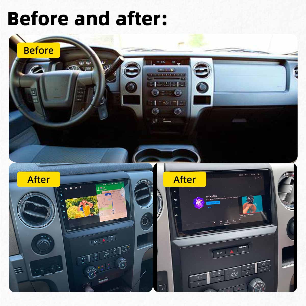 2 Din Android Car Radio For Ford F150 P415 Raptor 2008-2014 9" Inch Multimedia Video Player Navigation Stereo GPS Wifi Autoradio 2 Din Android Car Radio For Ford F150 P415 Raptor 2008-2014 9" Inch Multimedia Video Player Navigation Stereo GPS Wifi Autoradio