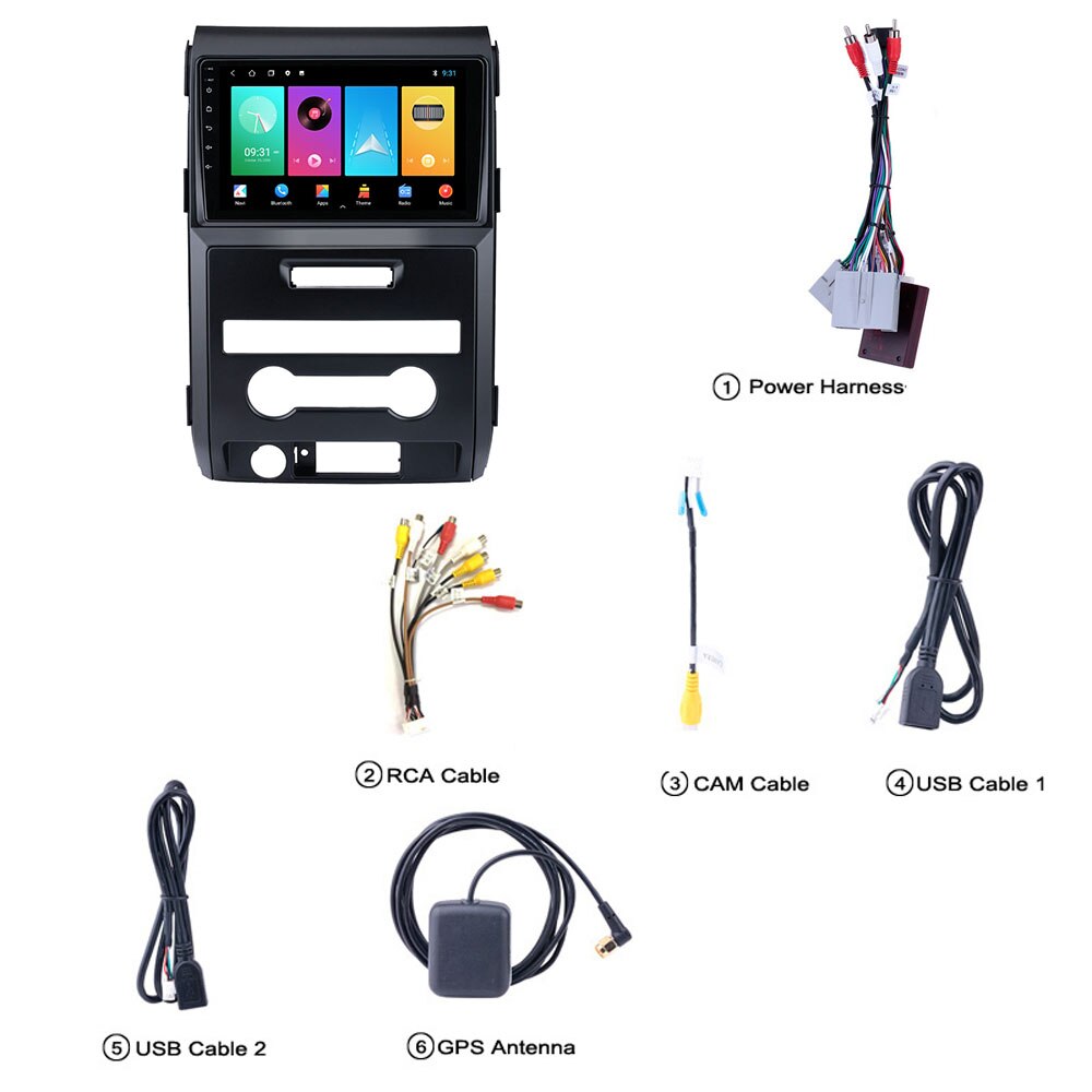 2 Din Android Car Radio For Ford F150 P415 Raptor 2008-2014 9" Inch Multimedia Video Player Navigation Stereo GPS Wifi Autoradio 2 Din Android Car Radio For Ford F150 P415 Raptor 2008-2014 9" Inch Multimedia Video Player Navigation Stereo GPS Wifi Autoradio